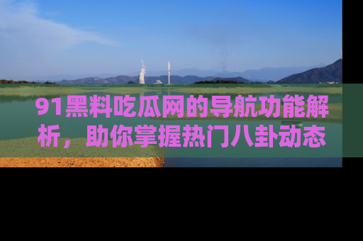 91黑料吃瓜网的导航功能解析，助你掌握热门八卦动态