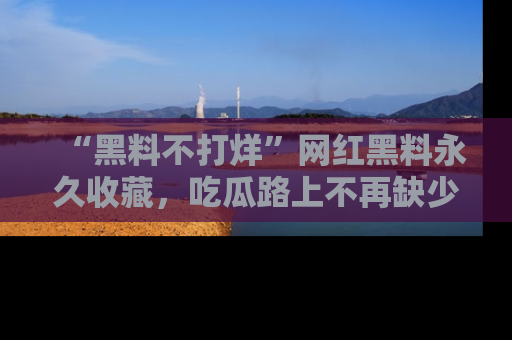 “黑料不打烊”网红黑料永久收藏,吃瓜路上不再缺少惊喜与乐趣