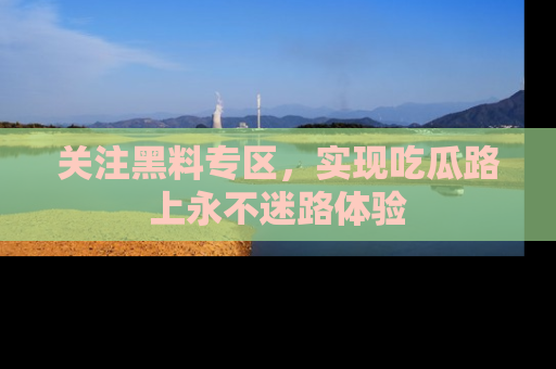关注黑料专区，实现吃瓜路上永不迷路体验