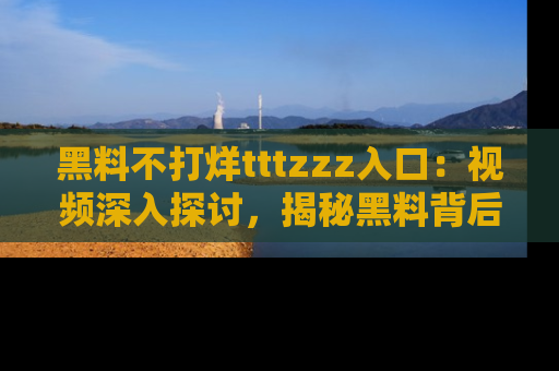 黑料不打烊tttzzz入口：视频深入探讨，揭秘黑料背后的人和事