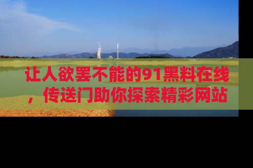 让人欲罢不能的91黑料在线，传送门助你探索精彩网站内幕！