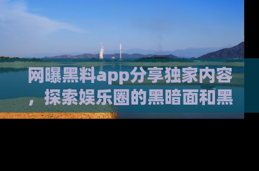 网曝黑料app分享独家内容,探索娱乐圈的黑暗面和黑料