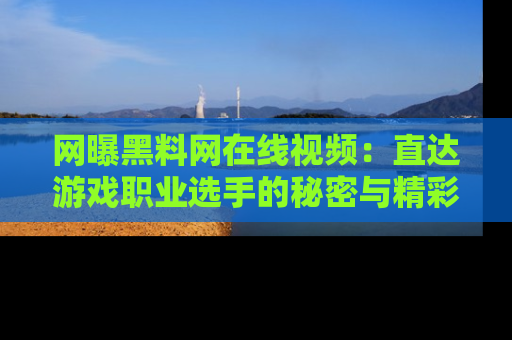 网曝黑料网在线视频:直达游戏职业选手的秘密与精彩动漫片段!