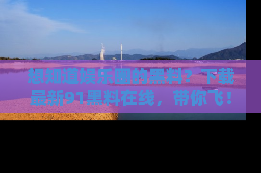 想知道娱乐圈的黑料？下载最新91黑料在线，带你飞！